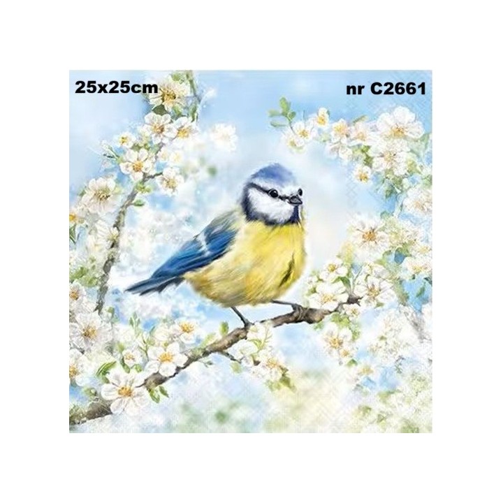 Blossom Time servet 25x25cm