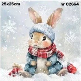Bugsy servet 25x25cm