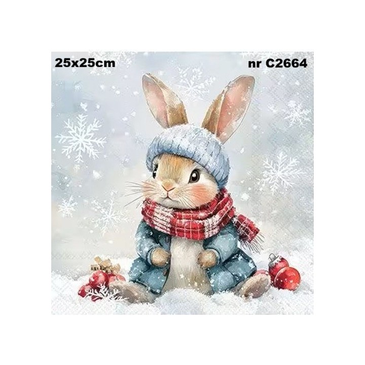 Bugsy servet 25x25cm