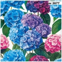 Hydrangea Bloom servet 33x33cm