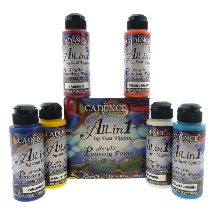 Cadence All in One Pouring Medium Set 6x120 ml