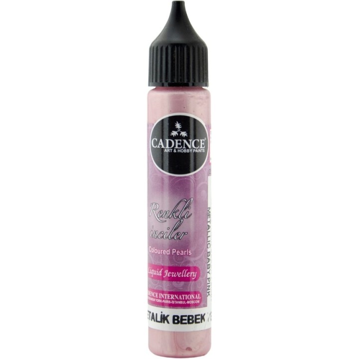 Cadence Colored Pearls 25 ml Metallic Baby Pink