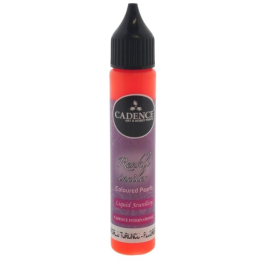 Cadence Colored Pearls 25 ml Neon Oranje