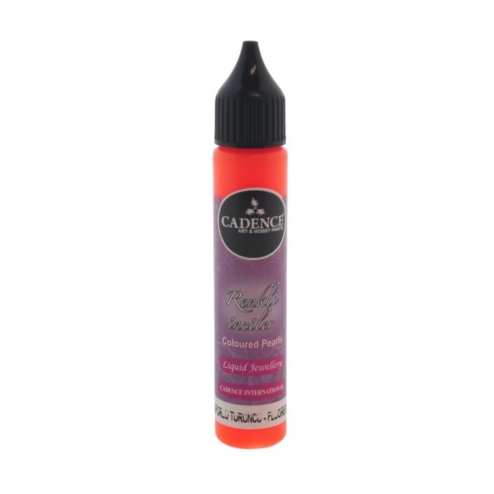 Cadence Colored Pearls 25 ml Neon Oranje