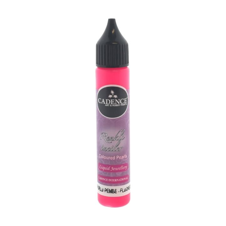 Cadence Colored Pearls 25 ml Neon Roze