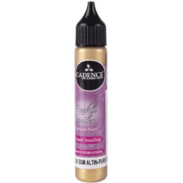 Cadence Colored Pearls Opaque 25 ml Puur Goud