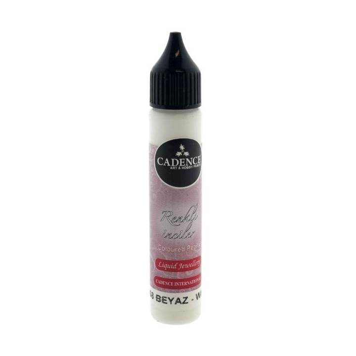 Cadence Colored Pearls Opaque 25 ml Wit