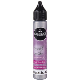 Cadence Colored Pearls Opaque 25 ml Zilver
