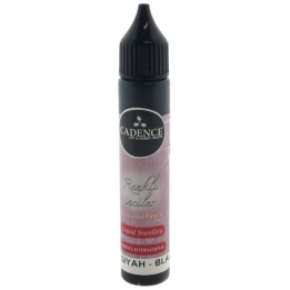 Cadence Colored Pearls Opaque 25 ml Zwart