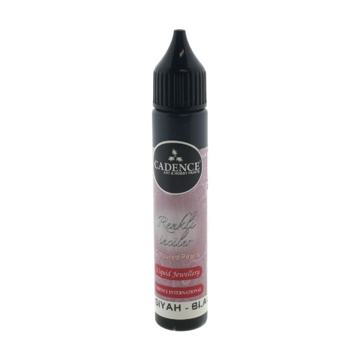 Cadence Colored Pearls Opaque 25 ml Zwart