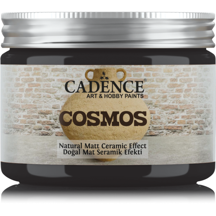 Cadence Cosmos Naturel Matt Keramiek Verf 150 ml Black