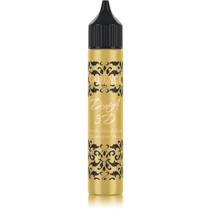 Cadence Dora 3D Metallic Dimensional Verf 25 ml Rijk Goud