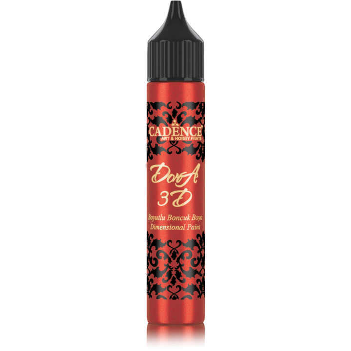 Cadence Dora 3D Metallic Dimensional Verf 25 ml Rood
