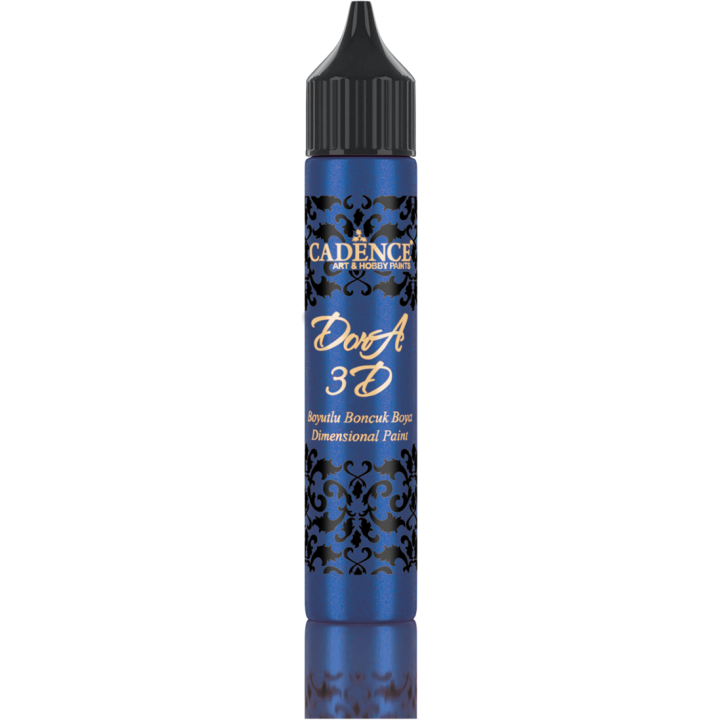 Cadence Dora 3D Metallic Dimensional Verf 25 ml Sax Blauw