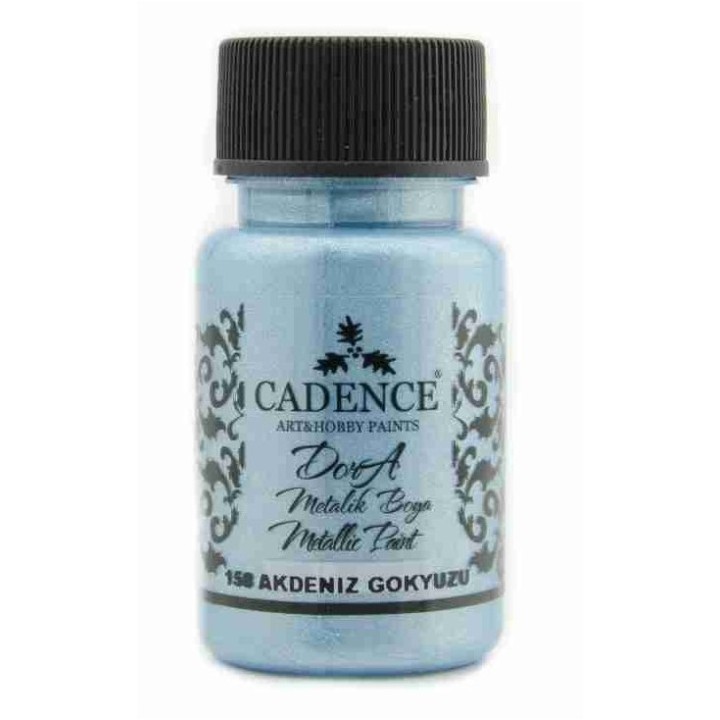 Cadence Dora Acrylverf Metallic 50 ml  Mediterrean Sky