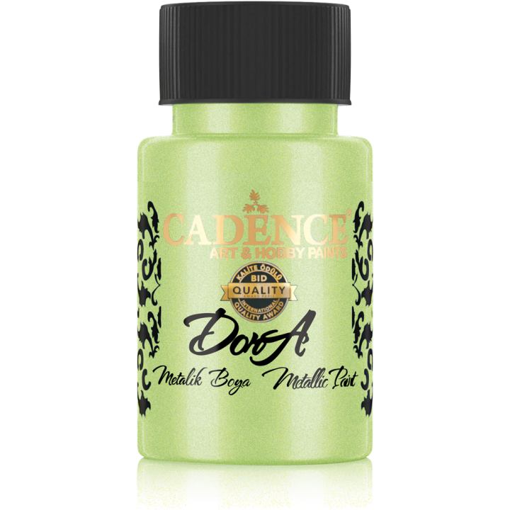 Cadence Dora Acrylverf Metallic 50 ml Appelgroen