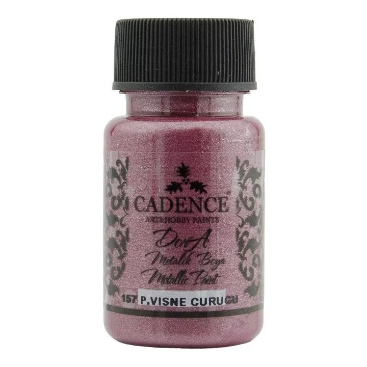 Cadence Dora Acrylverf Metallic 50 ml Bright Maroon