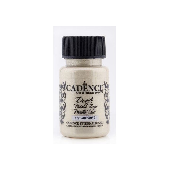 Cadence Dora Acrylverf Metallic 50 ml Champagne