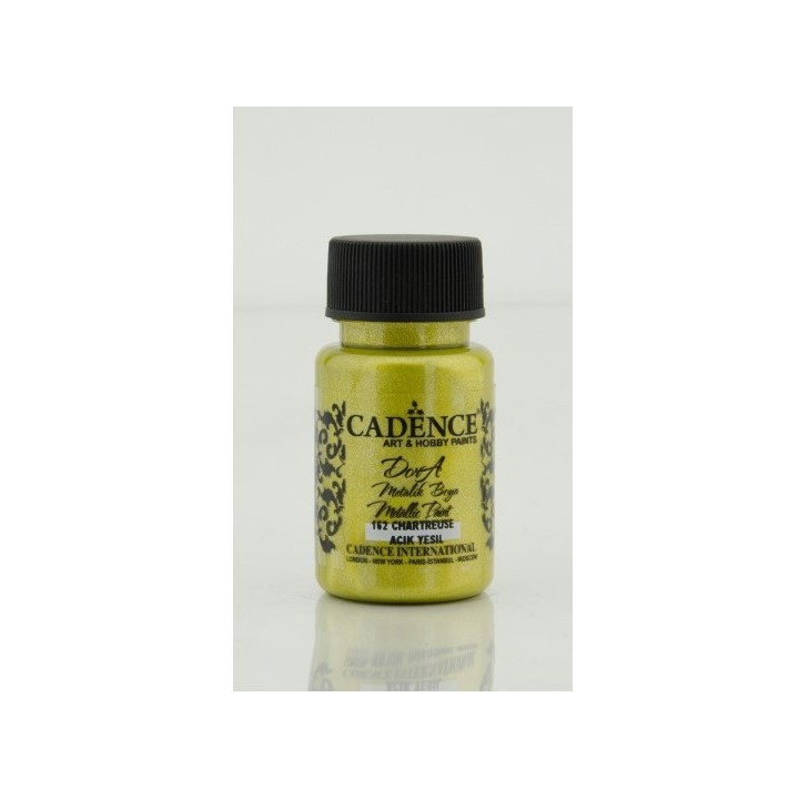 Cadence Dora Acrylverf Metallic 50 ml Charteuse