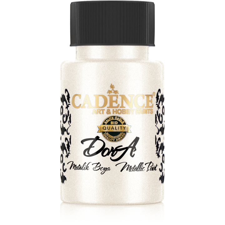 Cadence Dora Acrylverf Metallic 50 ml Clotted Cream