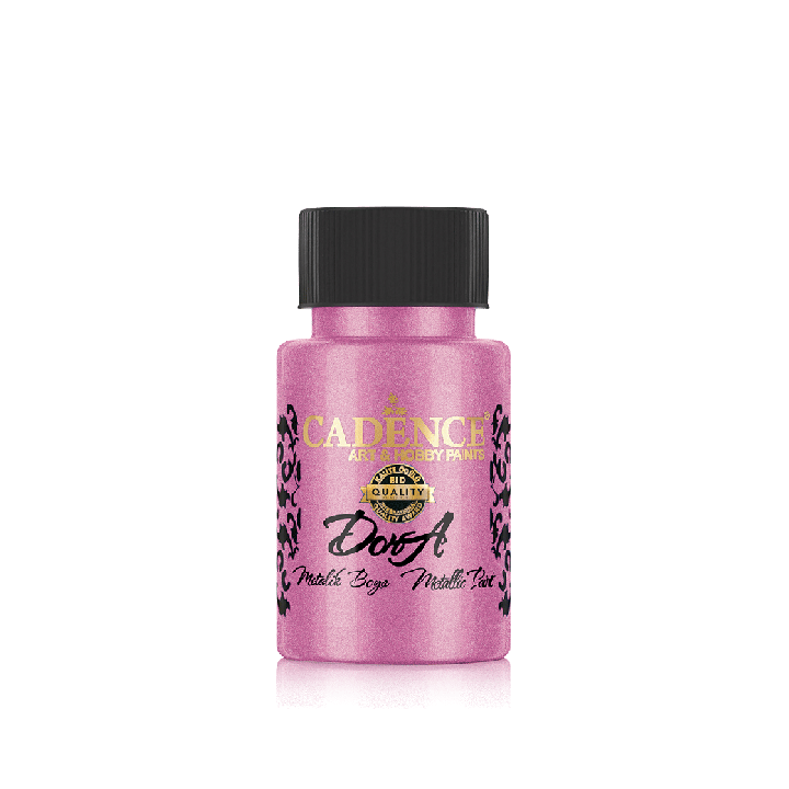 Cadence Dora Acrylverf Metallic 50 ml Fel Roze