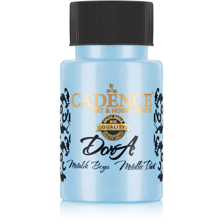 Cadence Dora Acrylverf Metallic 50 ml Lichtblauw