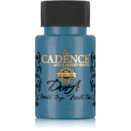 Cadence Dora Acrylverf Metallic 50 ml Petrolium