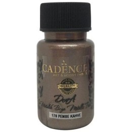 Cadence Dora Acrylverf Metallic 50 ml Pink Brown