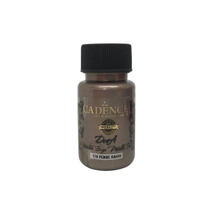 Cadence Dora Acrylverf Metallic 50 ml Pink Brown