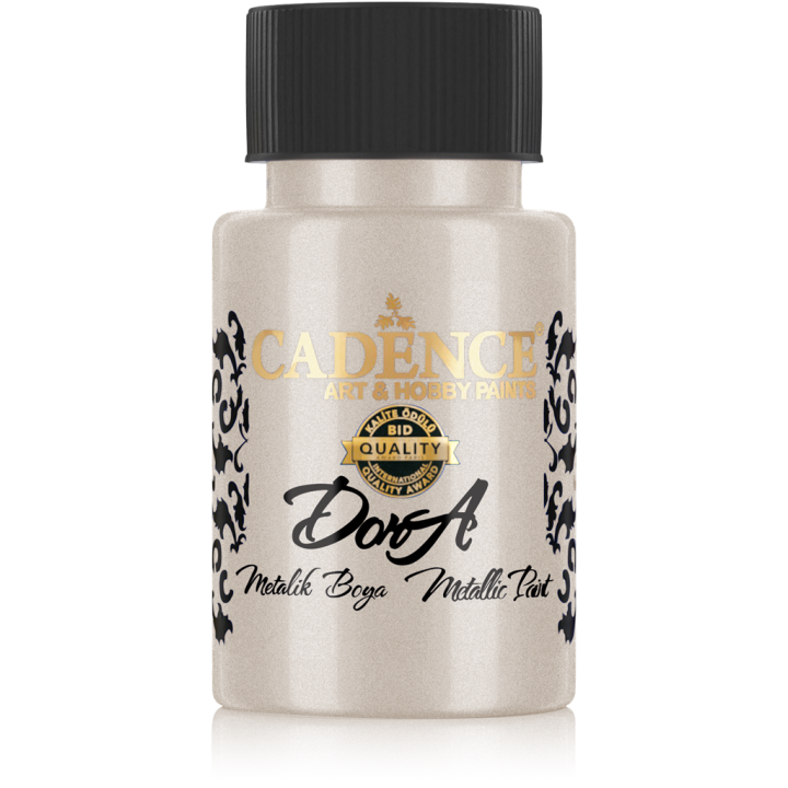 Cadence Dora Acrylverf Metallic 50 ml Platina