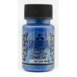 Cadence Dora Acrylverf Metallic 50 ml Sax Blue