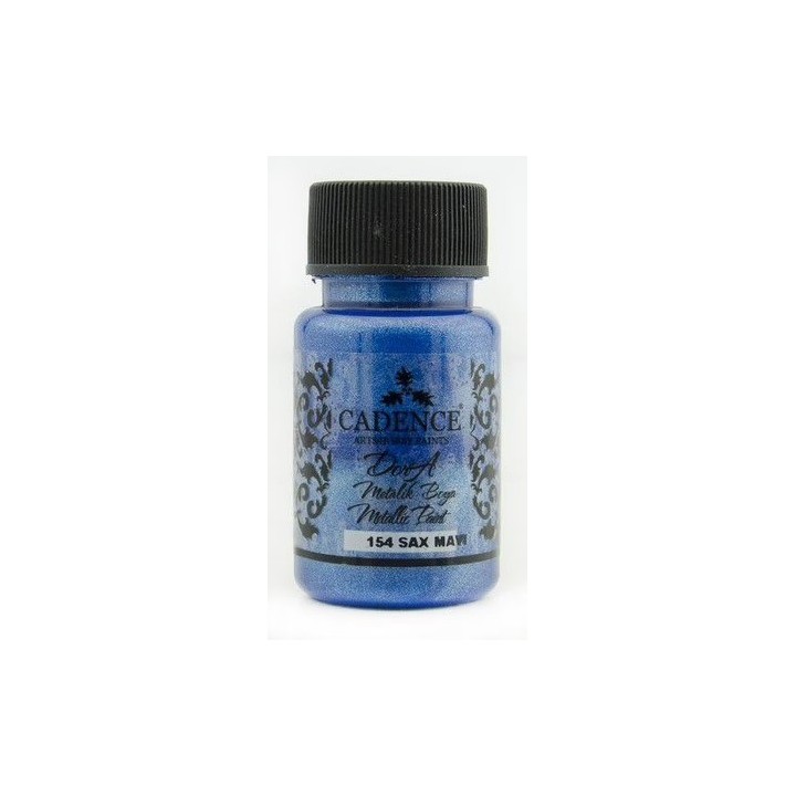 Cadence Dora Acrylverf Metallic 50 ml Sax Blue