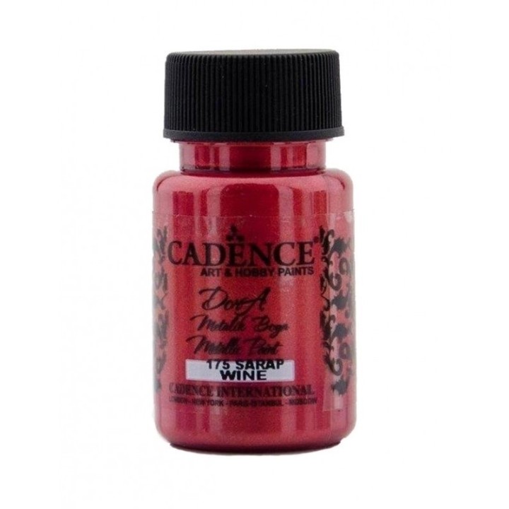Cadence Dora Acrylverf Metallic 50 ml Wine