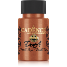 Cadence Dora Acrylverf Metallic 50 ml Zinober Gold