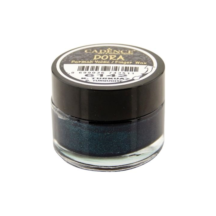 Cadence Dora Finger Wax 20 ml Donker Turquoise