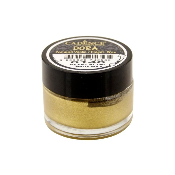 Cadence Dora Finger Wax 20 ml Wit Goud
