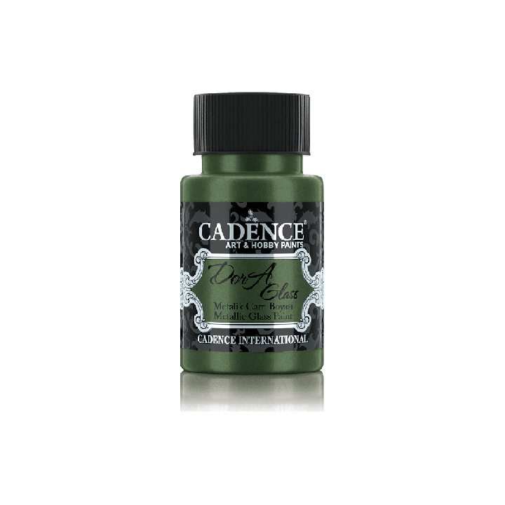 Cadence Dora Metallic Glas Verf 50 ml Groen