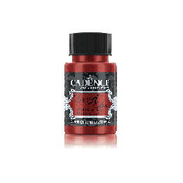 Cadence Dora Metallic Glas Verf 50 ml Rood