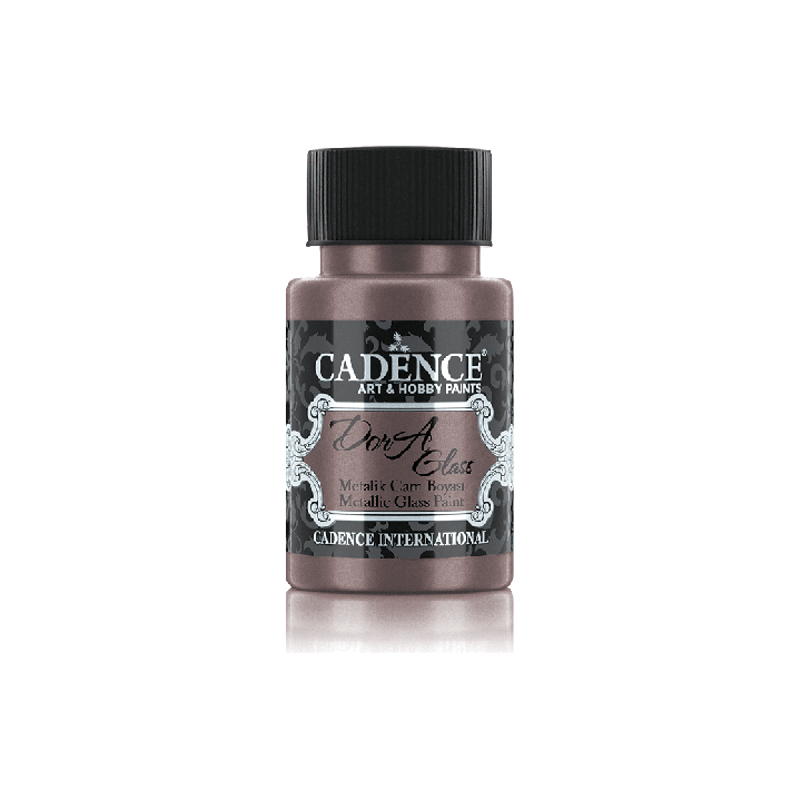 Cadence Dora Metallic Glas Verf 50 ml Rozebruin