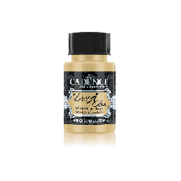 Cadence Dora Metallic Glas Verf 50 ml Witgoud