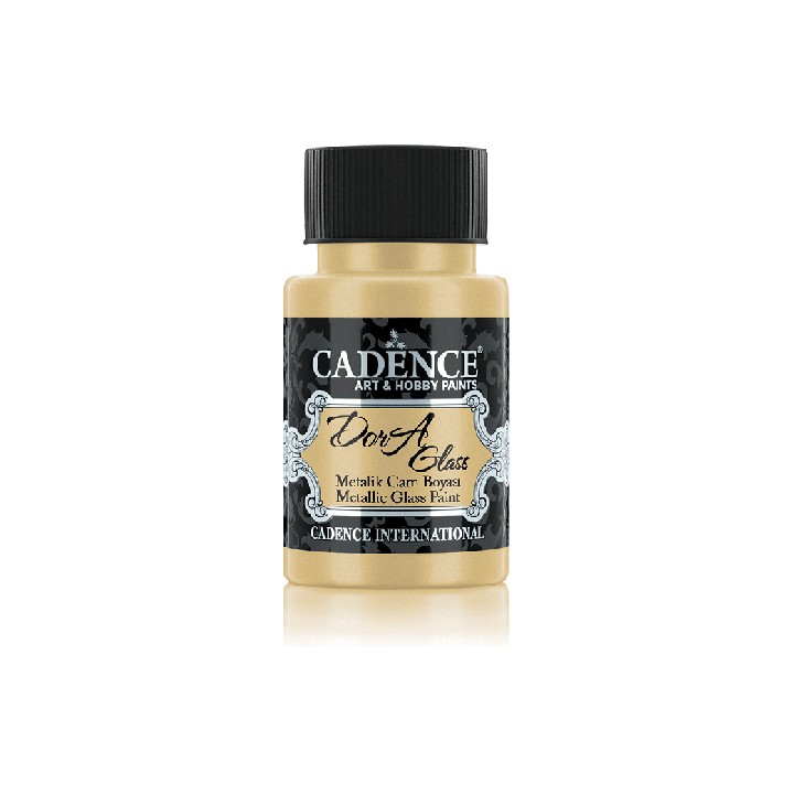Cadence Dora Metallic Glas Verf 50 ml Witgoud