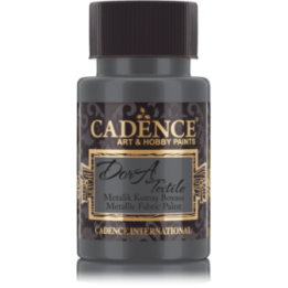 Cadence Dora Metallic Textielverf 50 ml Antraciet