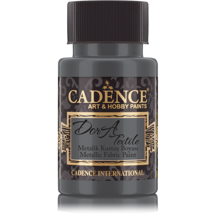 Cadence Dora Metallic Textielverf 50 ml Antraciet