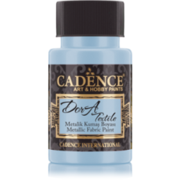 Cadence Dora Metallic Textielverf 50 ml Aqua