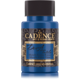 Cadence Dora Metallic Textielverf 50 ml Blauw