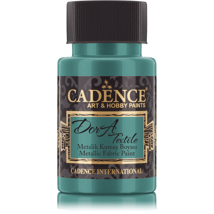 Cadence Dora Metallic Textielverf 50 ml Groen