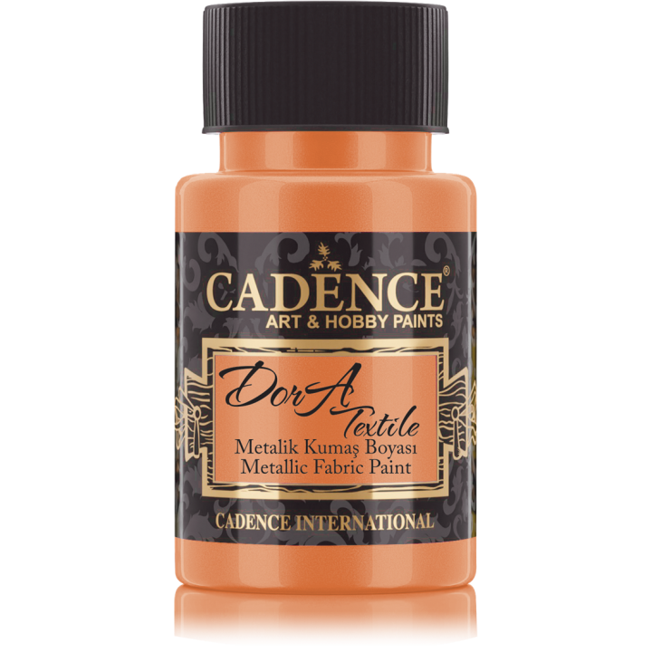 Cadence Dora Metallic Textielverf 50 ml Oranje