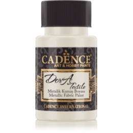 Cadence Dora Metallic Textielverf 50 ml Parelmoer