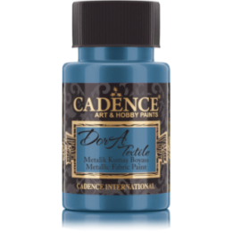 Cadence Dora Metallic Textielverf 50 ml Petrol