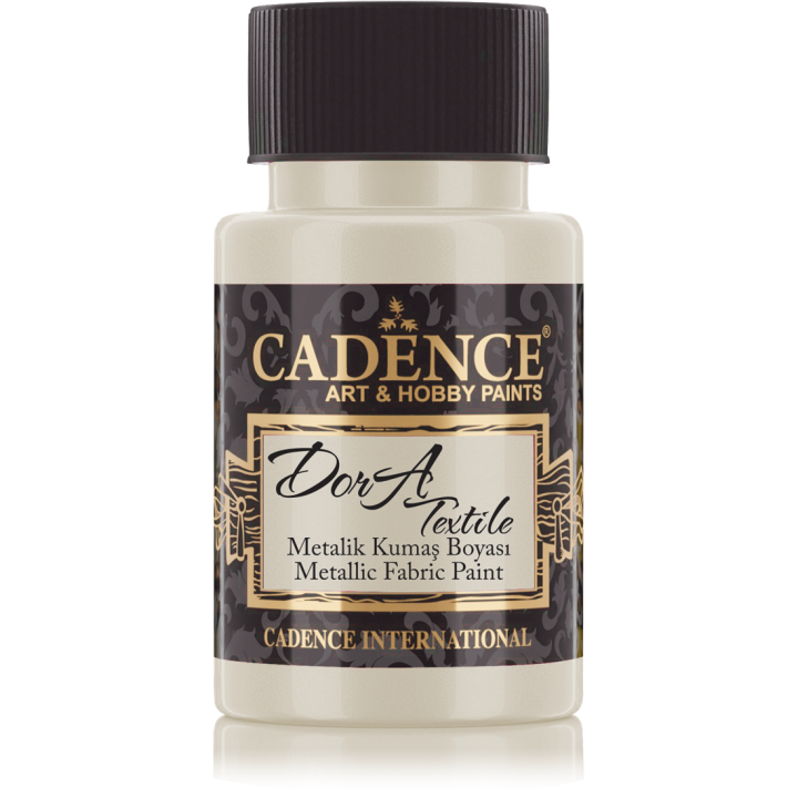 Cadence Dora Metallic Textielverf 50 ml Platina